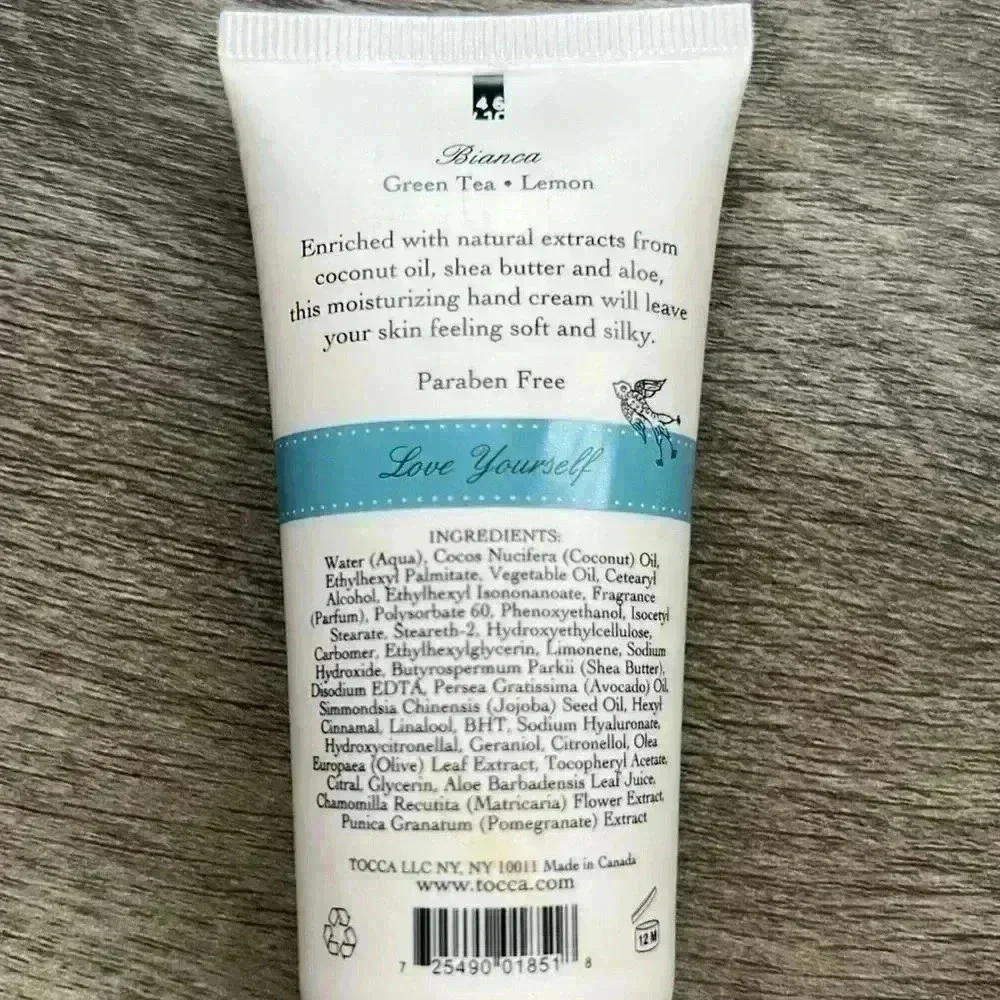 Tocca Bianca hand cream